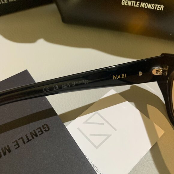 Gentle Monster Nabi Sunglasses – Black Frame, New